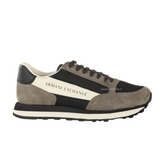 Armani Exchange Men’s Suede Sneakers BLACK+IRON